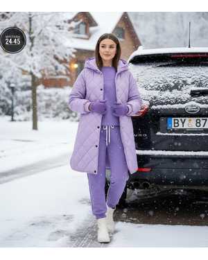 ЖЕНСКИЙ КОСТЮМ ТРОЙКА ТКАНЬ ФЛИС С НАЧЁСОМ