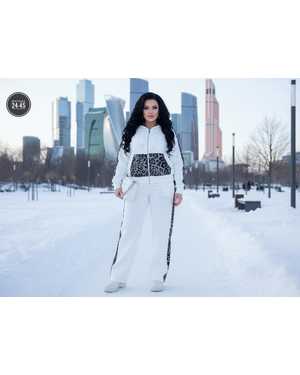 ЖЕНСКИЙ КОСТЮМ ДВОЙКА ТКАНЬ ФЛИС С НАЧЁСОМ