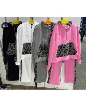 ЖЕНСКИЙ КОСТЮМ ДВОЙКА ТКАНЬ ФЛИС С НАЧЁСОМ