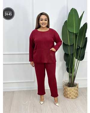 ЖЕНСКИЙ КОСТЮМ ДВОЙКА ТКАНЬ ВЕЛИВЕТ