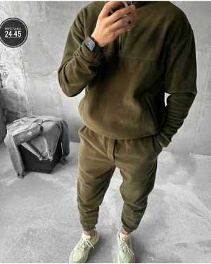 МУЖСКОЙ КОСТЮМ ДВОЙКА ТКАНЬ ДВУХСТОРОННИЙ ФЛИС