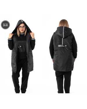 ЖЕНСКИЙ КОСТЮМ ТРОЙКА ТКАНЬ ТКАНЬ НА ФЛИСЬ ЖИЛЕТКА ПЛОШЕВКА ВНУТРИ СИНТЕПОН