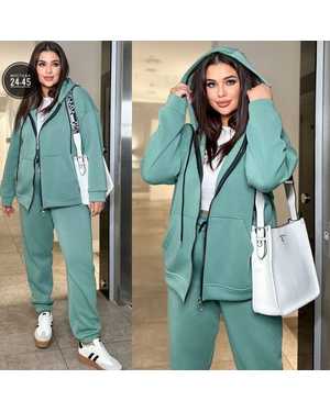 ЖЕНСКИЙ КОСТЮМ ДВОЙКА ТКАНЬ ФЛИС