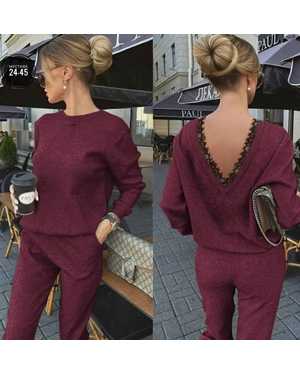 ЖЕНСКИЙ КОСТЮМ ДВОЙКА ТКАНЬ АНГОРА