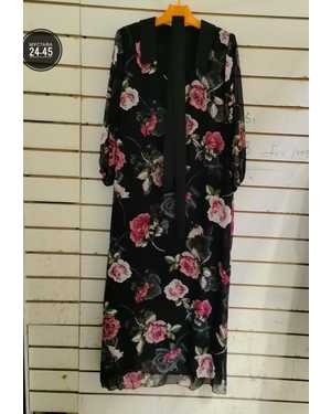 ПЛАТЬЕ ТКАНЬ ВОЗДУШНЫЙ ЕГИПЕТСКИЙ ШИФОН С ПОДКЛАДКОЙ