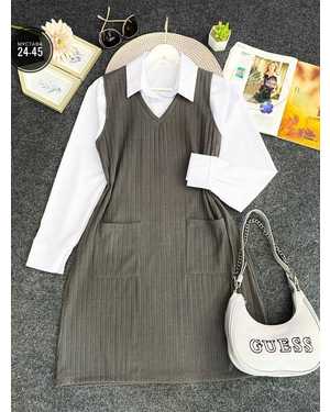 ЖЕНСКИЙ КОСТЮМ ДВОЙКА ТКАНЬ ЛАПША+БЕНГАЛИ