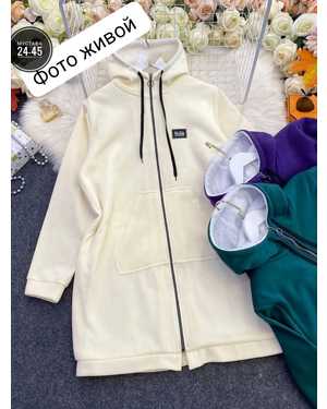 КАРДИГАН ТКАНЬ ФЛИС С МЕХОМ