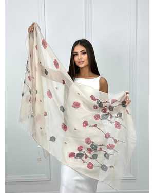 ШАРФ СОСТАВ: 85% ХЛОПОК; 15% ШЕЛК РАЗМЕР: 75*180 CM