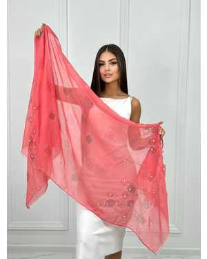 ШАРФ СОСТАВ: 85% ХЛОПОК; 15% ШЕЛК РАЗМЕР: 75*180 CM