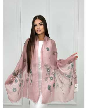 ШАРФ СОСТАВ: 85% ХЛОПОК; 15% ШЕЛК РАЗМЕР: 75*180 CM