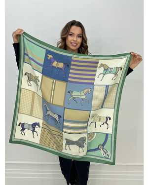 ПЛАТОК СОСТАВ: 100% ШЕЛК РАЗМЕР: 90*90 CM