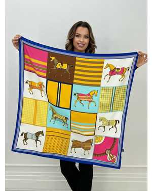 ПЛАТОК СОСТАВ: 100% ШЕЛК РАЗМЕР: 90*90 CM