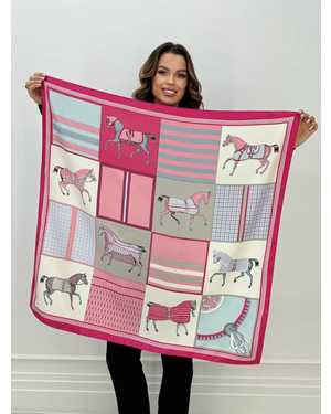 ПЛАТОК СОСТАВ: 100% ШЕЛК РАЗМЕР: 90*90 CM