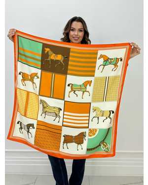 ПЛАТОК СОСТАВ: 100% ШЕЛК РАЗМЕР: 90*90 CM