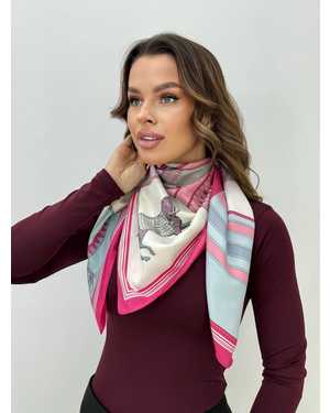 ПЛАТОК СОСТАВ: 100% ШЕЛК РАЗМЕР: 90*90 CM