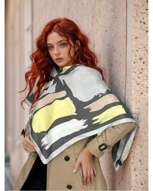 ПЛАТОК СОСТАВ: 100% ШЕЛК РАЗМЕР: 90*90 CM