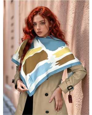 ПЛАТОК СОСТАВ: 100% ШЕЛК РАЗМЕР: 90*90 CM