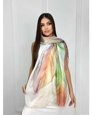 ШАРФ СОСТАВ: 30% ХЛОПОК 70% БАМБУКОВОЕ ВОЛОКНО РАЗМЕР: 180*95 CM