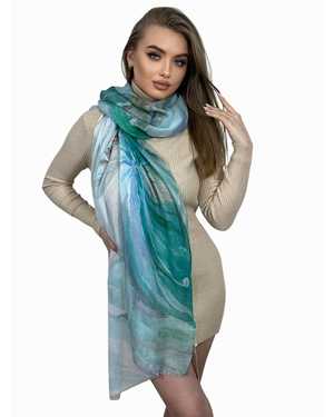 ШАРФ СОСТАВ: 30% ХЛОПОК 70% БАМБУКОВОЕ ВОЛОКНО РАЗМЕР: 180*95 CM