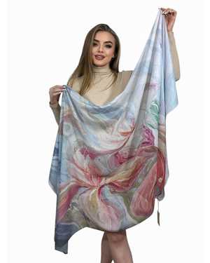 ШАРФ СОСТАВ: 30% ХЛОПОК 70% БАМБУКОВОЕ ВОЛОКНО РАЗМЕР: 180*95 CM