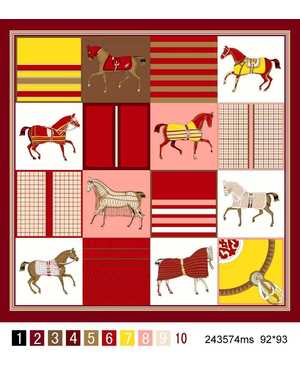 ПЛАТОК СОСТАВ: 100% ШЕЛК РАЗМЕР: 90*90 CM