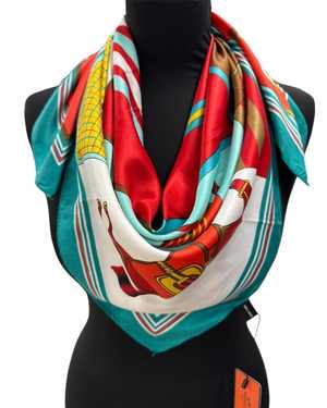 ПЛАТОК СОСТАВ: 100% ШЕЛК РАЗМЕР: 90*90 CM