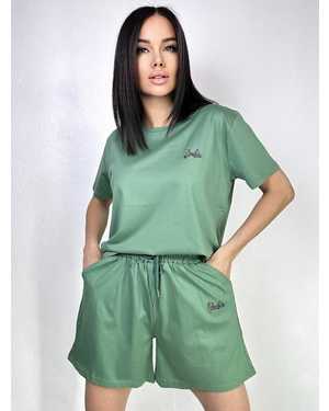 ЖЕНСКИЙ КОСТЮМ ДВОЙКА ТКАНЬ ХЛОПОК