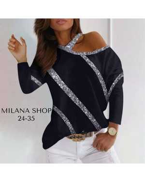 БЛУЗКА ТКАНЬ КРЕП И ЛЮРЕКС