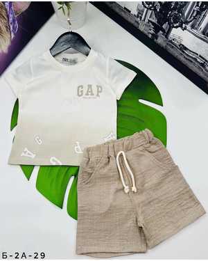 ШОРТЫ С ФУТБОЛКОЙ ТКАНЬ ХЛОПОК