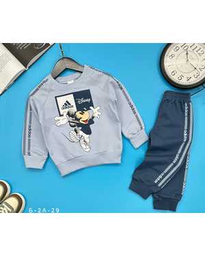 ДЕТСКИЙ КОСТЮМ ДВОЙКА ТКАНЬ 2-Х НИТКА (СОСТАВ 100% ХЛОПОК)