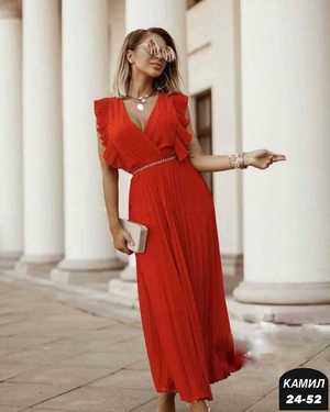 ПЛАТЬЕ ТКАНЬ ЛАЙТ ГОФРА