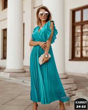 ПЛАТЬЕ ТКАНЬ ЛАЙТ ГОФРА