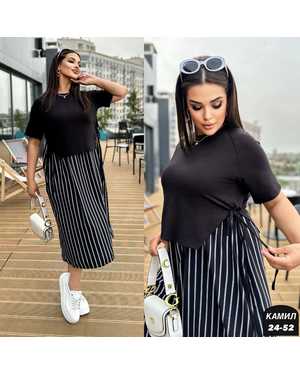 ПЛАТЬЕ ТКАНЬ ЛАЙТ + ХБ