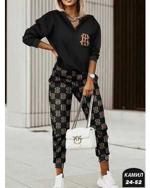 ЖЕНСКИЙ КОСТЮМ ДВОЙКА ТКАНЬ ТРИКОТАЖ