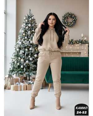 ЖЕНСКИЙ КОСТЮМ ДВОЙКА ТКАНЬ ДВУХНИТКА С НАЧЁСОМ