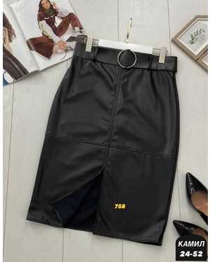 ЮБКА ТКАНЬ ЭКО КОЖА