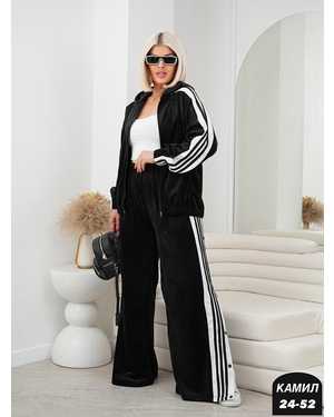 ЖЕНСКИЙ КОСТЮМ ДВОЙКА ТКАНЬ ВЕЛЮР