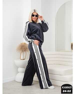 ЖЕНСКИЙ КОСТЮМ ДВОЙКА ТКАНЬ ВЕЛЮР