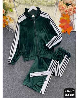 ЖЕНСКИЙ КОСТЮМ ДВОЙКА ТКАНЬ ВЕЛЮР