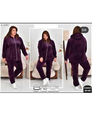 КОСТЮМ ДВОЙКА ТКАНЬ ВЕЛЮР