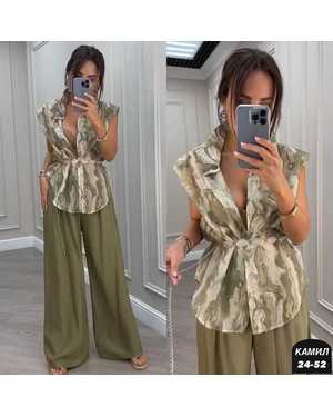 ЖЕНСКИЙ КОСТЮМ ДВОЙКА ТКАНЬ ЛАЙТ