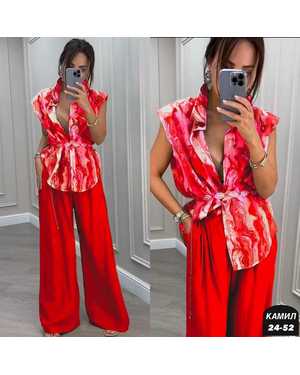 ЖЕНСКИЙ КОСТЮМ ДВОЙКА ТКАНЬ ЛАЙТ