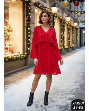 ПЛАТЬЕ ТКАНЬ ШИФОН С ПОДКЛАДКОЙ