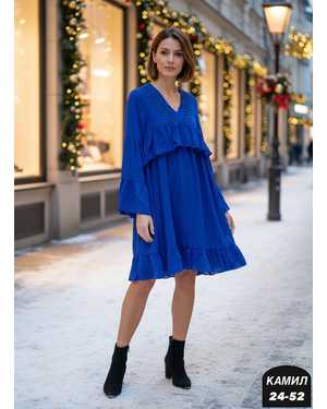 ПЛАТЬЕ ТКАНЬ ШИФОН С ПОДКЛАДКОЙ