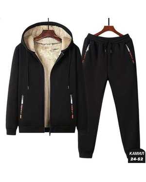 МУЖСКОЙ КОСТЮМ ДВОЙКА ТКАНЬ ФЛИС + МЕХ