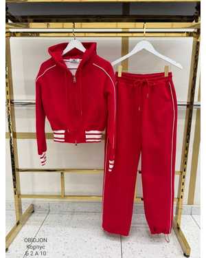 ЖЕНСКИЙ КОСТЮМ ТКАНЬ ТРЕХНИТКА