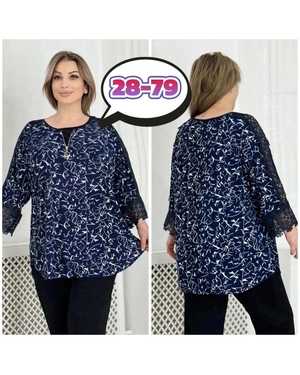 Женская блузка ткань масло в размер