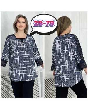 Женская блузка ткань масло в размер