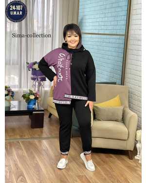 ЖЕНСКИЙ КОСТЮМ ДВОЙКА ТКАНЬ ТРИКОТАЖ