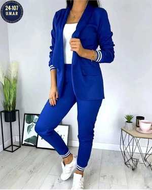 ЖЕНСКИЙ КОСТЮМ ДВОЙКА ТКАНЬ ТРИКОТАЖ